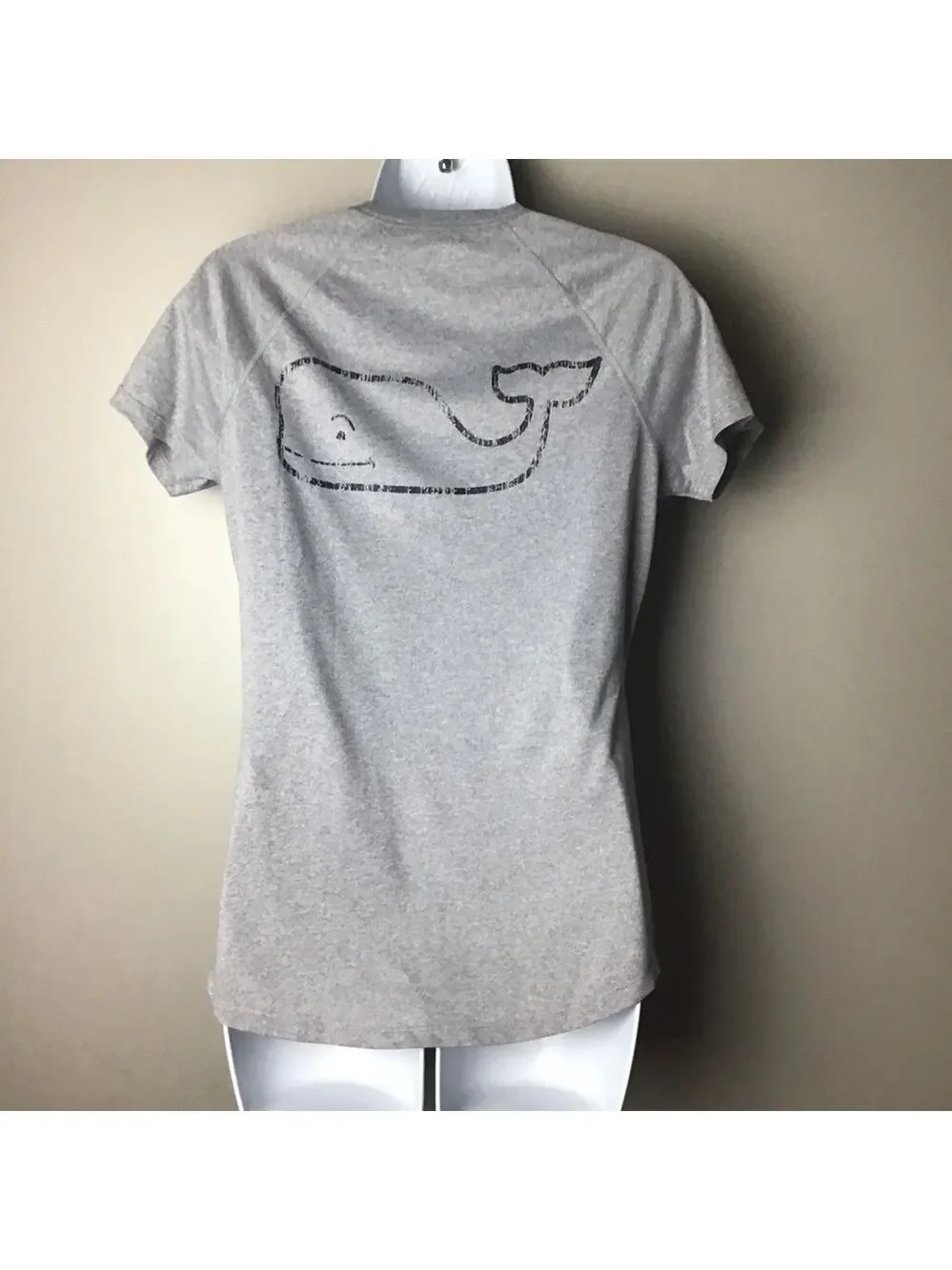 VINEYARD Vines Performance Tee in Gray - Picture 3 of 6
